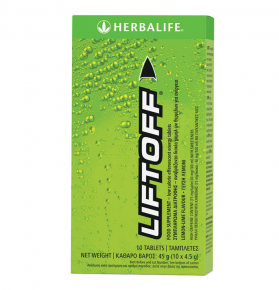 LiftOff® ​​A low-calorie effervescent energy tablet,Lemon Lime formulated with caffeine and key vitamins.​