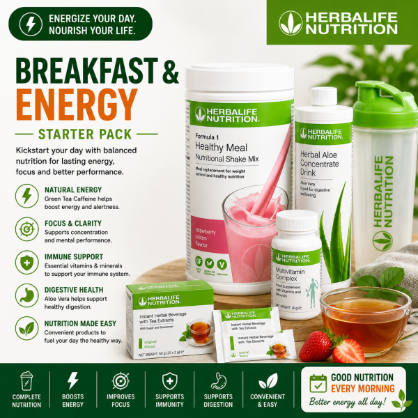 Herbalife Breakfast & Energy Starter Pack UK