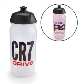 CR7 Drive Sport Water Bottle — Transparent 550ml